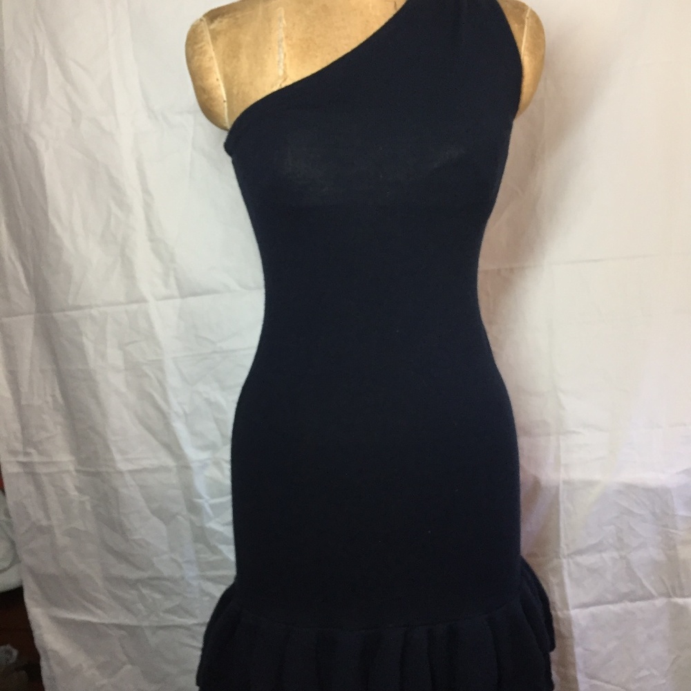 Ralph Lauren Rugby one shoulder sweater dress